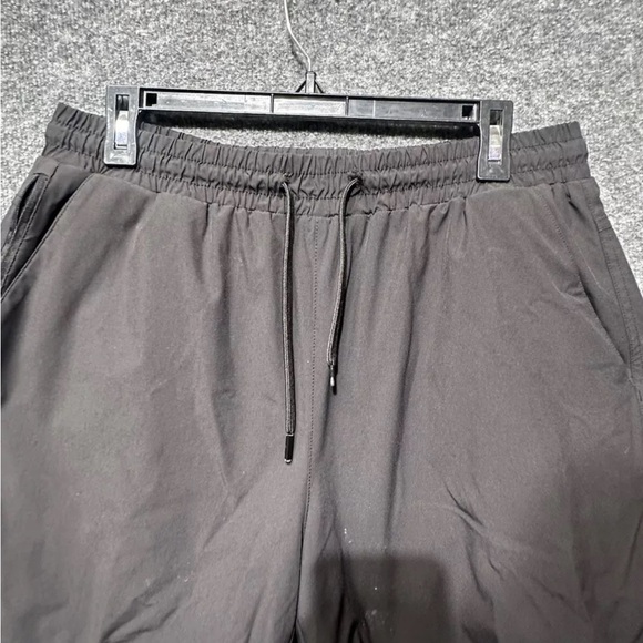 Maison Article Men’s Stretch Waist Drawstring Athletic Shorts Black Large - Picture 2 of 10